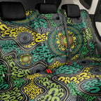 Personalised Aboriginal Art People Symbol Back Car Seat Cover