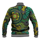 Personalised Aboriginal Art People Symbol Baseball Jacket