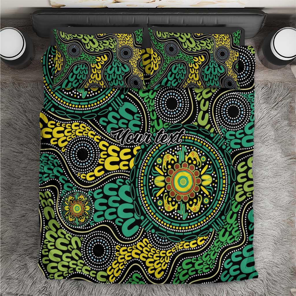 Personalised Aboriginal Art People Symbol Bedding Set