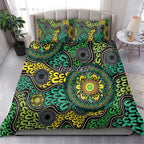 Personalised Aboriginal Art People Symbol Bedding Set