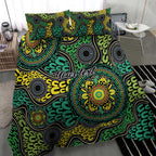 Personalised Aboriginal Art People Symbol Bedding Set
