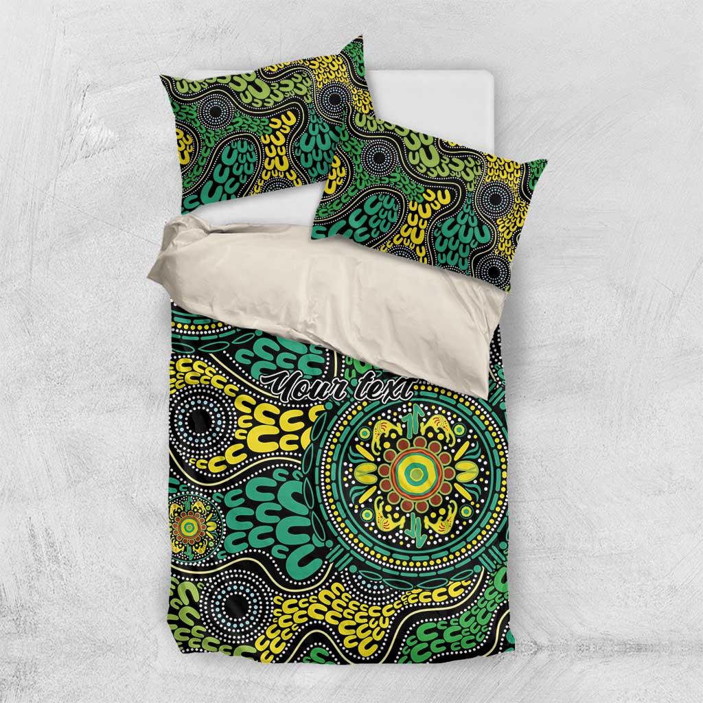 Personalised Aboriginal Art People Symbol Bedding Set