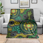 Personalised Aboriginal Art People Symbol Blanket