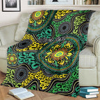 Personalised Aboriginal Art People Symbol Blanket