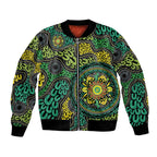 Personalised Aboriginal Art People Symbol Bomber Jacket