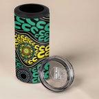 Personalised Aboriginal Art People Symbol 4 in 1 Can Cooler Tumbler