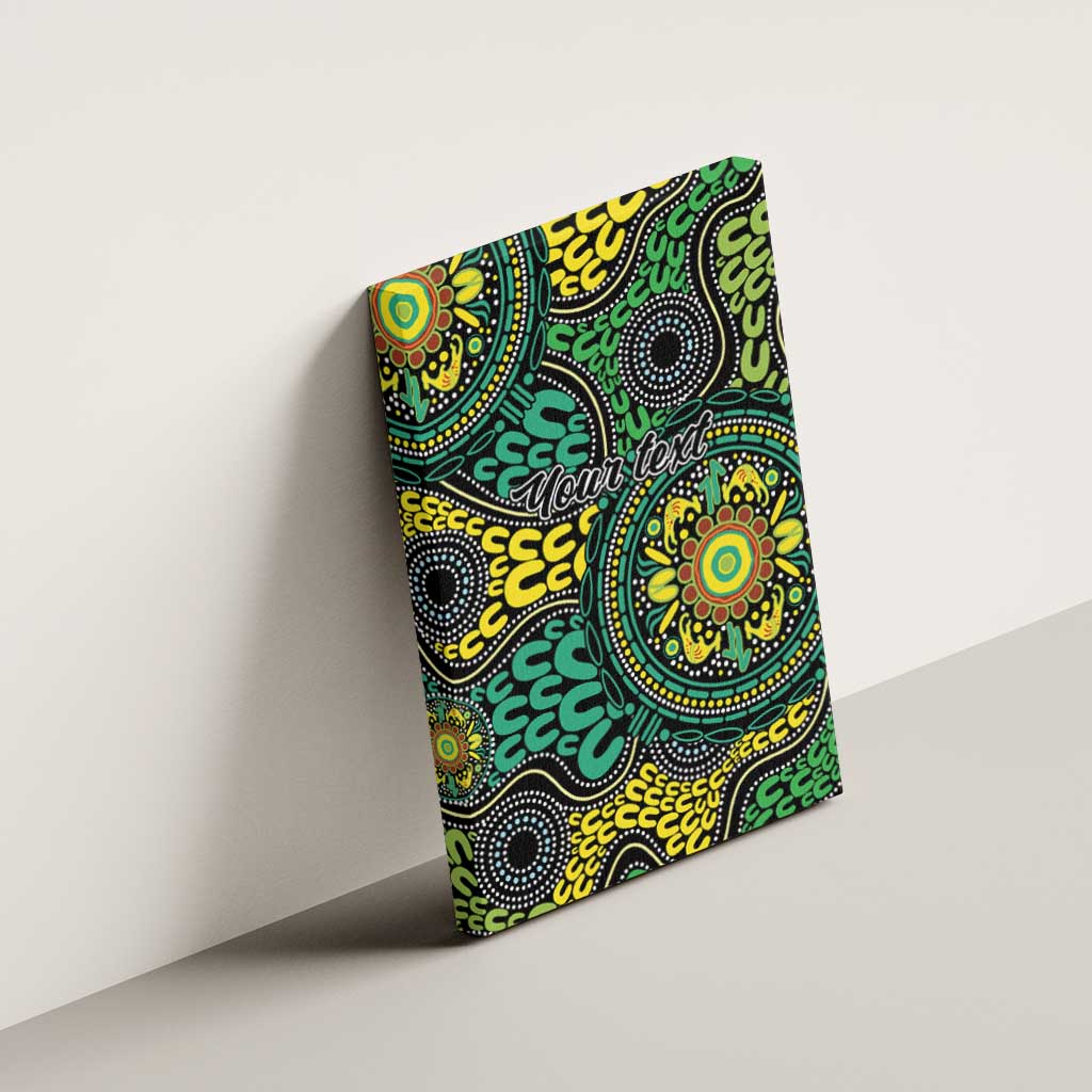 Personalised Aboriginal Art People Symbol Canvas Wall Art