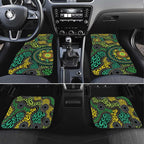 Personalised Aboriginal Art People Symbol Car Mats
