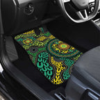 Personalised Aboriginal Art People Symbol Car Mats