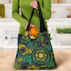 Personalised Aboriginal Art People Symbol Grocery Bag