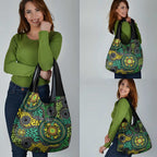 Personalised Aboriginal Art People Symbol Grocery Bag