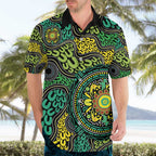 Personalised Aboriginal Art People Symbol Hawaiian Shirt