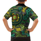 Personalised Aboriginal Art People Symbol Hawaiian Shirt