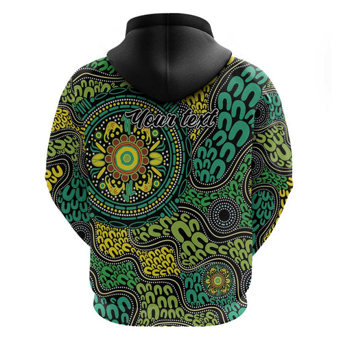 Personalised Aboriginal Art People Symbol Hoodie