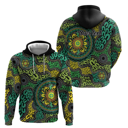 Personalised Aboriginal Art People Symbol Hoodie