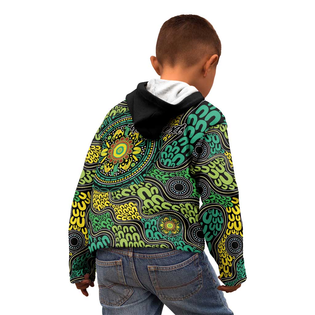 Personalised Aboriginal Art People Symbol Kid Hoodie