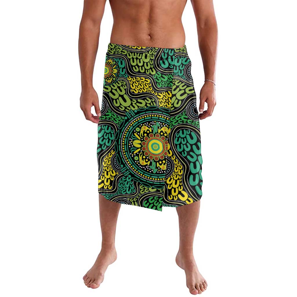 Personalised Aboriginal Art People Symbol Lavalava