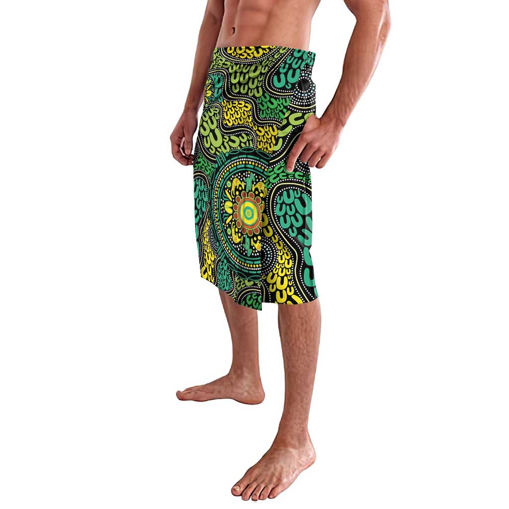 Personalised Aboriginal Art People Symbol Lavalava