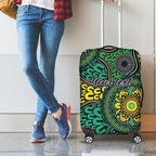 Personalised Aboriginal Art People Symbol Luggage Cover