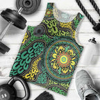 Personalised Aboriginal Art People Symbol Men Tank Top