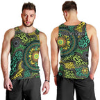 Personalised Aboriginal Art People Symbol Men Tank Top