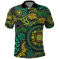 Personalised Aboriginal Art People Symbol Polo Shirt