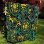Personalised Aboriginal Art People Symbol Quilt