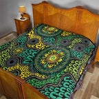 Personalised Aboriginal Art People Symbol Quilt