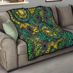 Personalised Aboriginal Art People Symbol Quilt