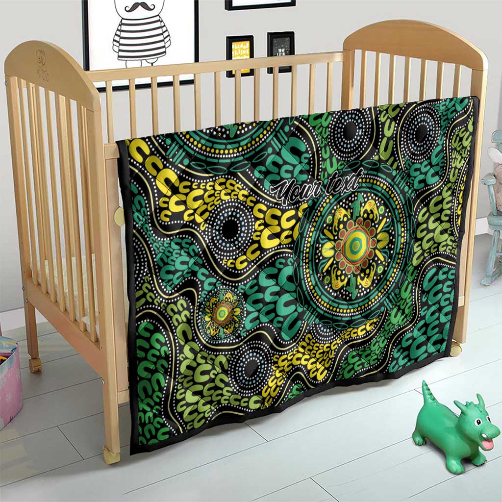 Personalised Aboriginal Art People Symbol Quilt