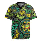 Personalised Aboriginal Art People Symbol Rugby Jersey