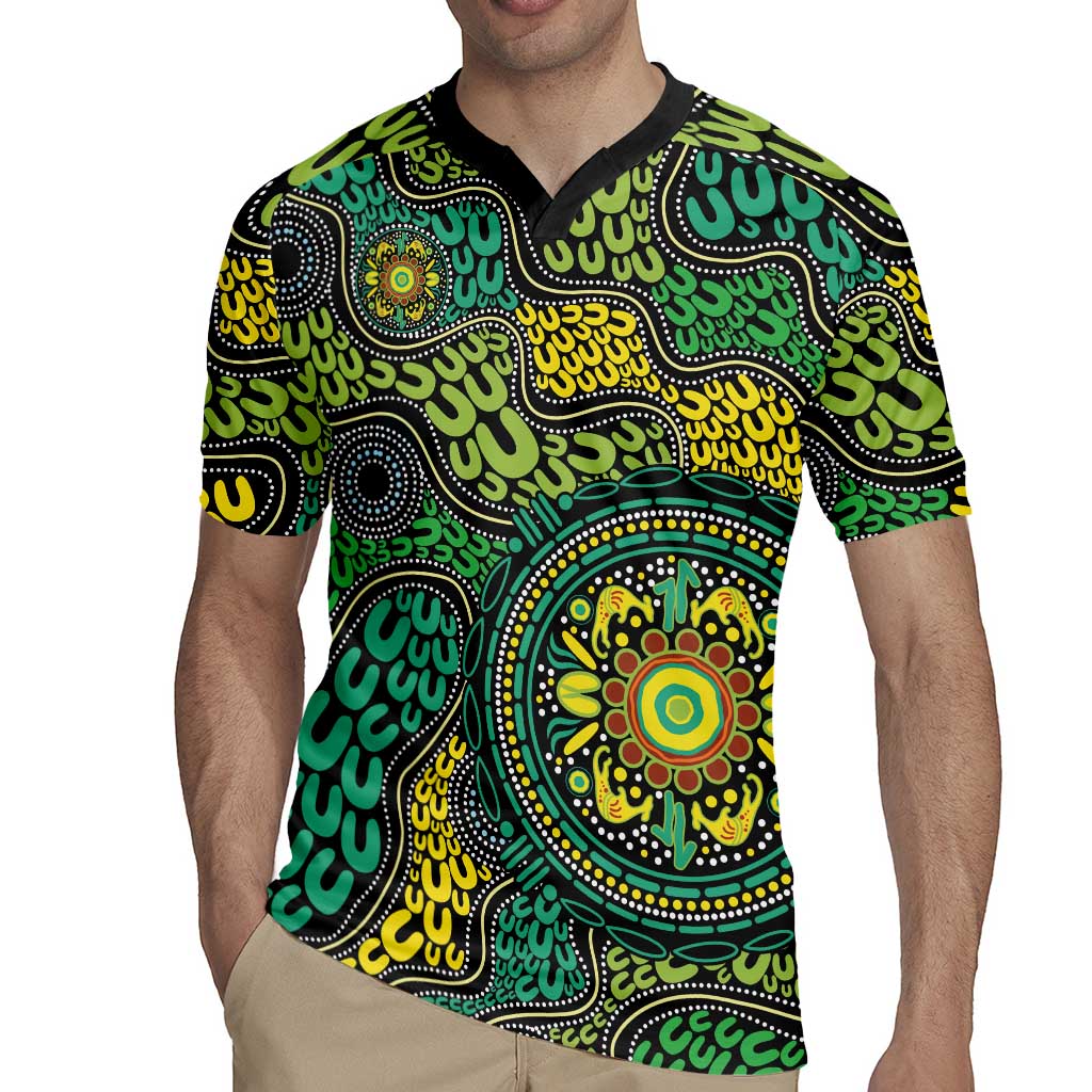 Personalised Aboriginal Art People Symbol Rugby Jersey