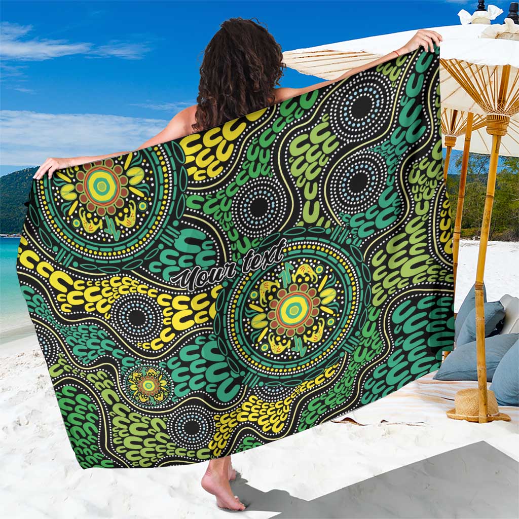 Personalised Aboriginal Art People Symbol Sarong