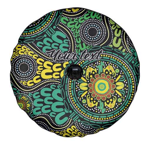 Personalised Aboriginal Art People Symbol Spare Tire Cover