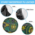 Personalised Aboriginal Art People Symbol Spare Tire Cover