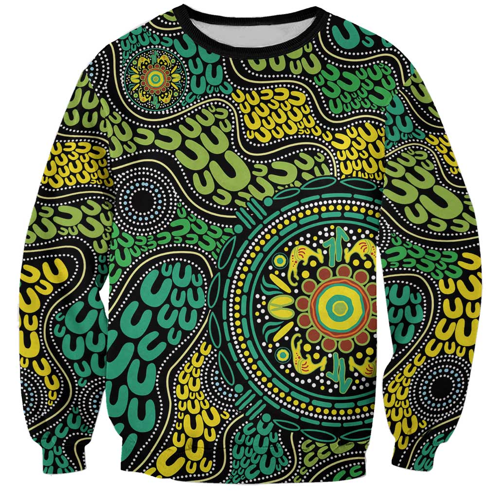 Personalised Aboriginal Art People Symbol Sweatshirt