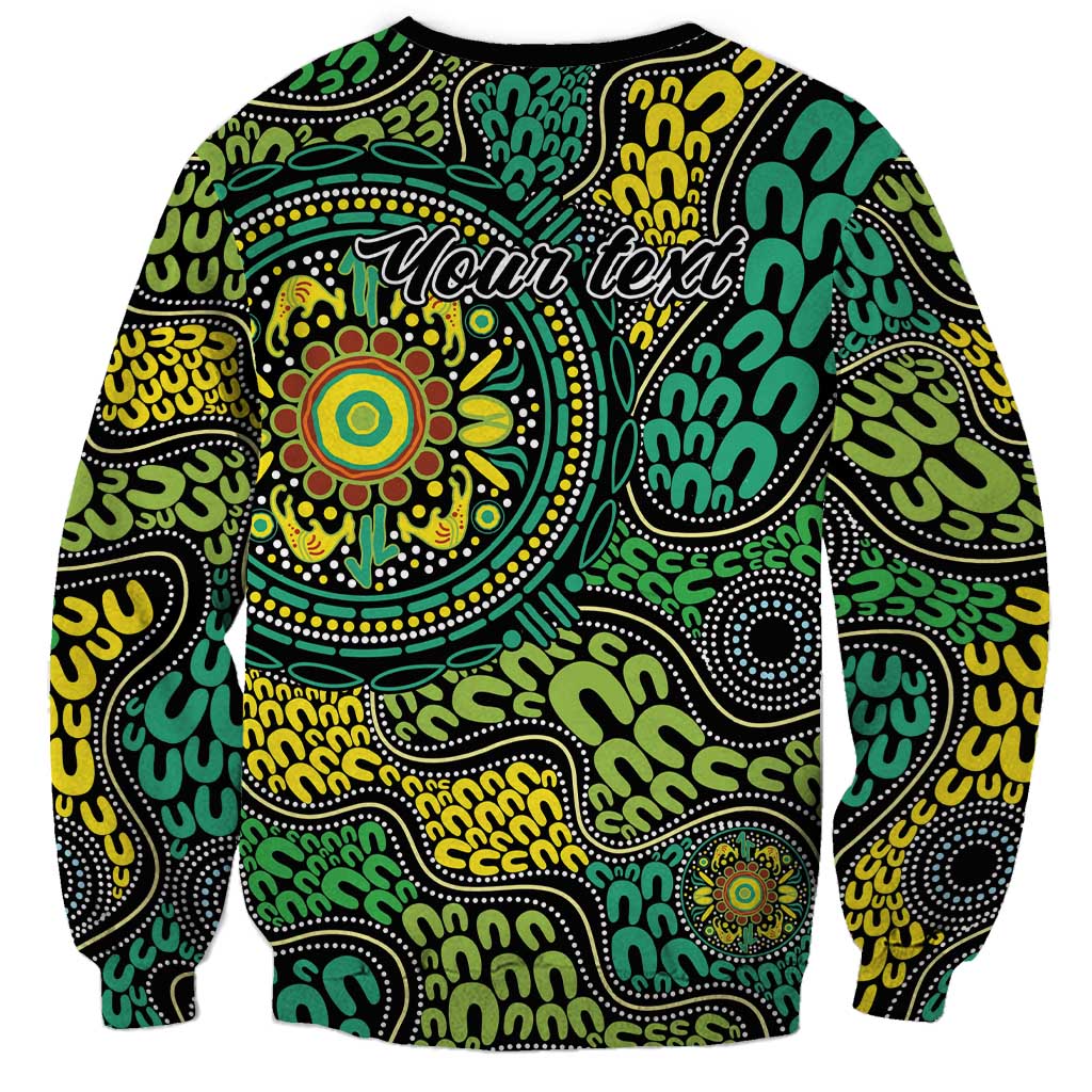 Personalised Aboriginal Art People Symbol Sweatshirt