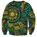 Personalised Aboriginal Art People Symbol Sweatshirt