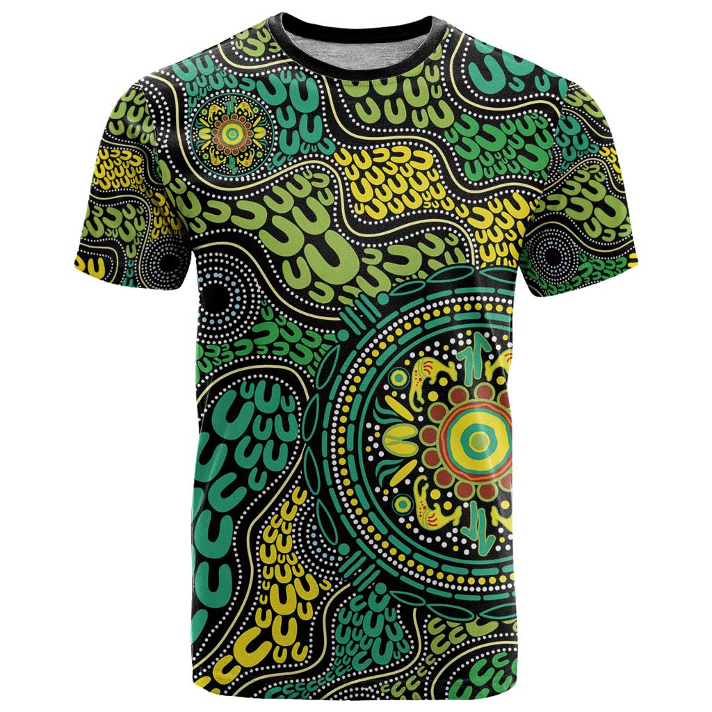 Personalised Aboriginal Art People Symbol T Shirt