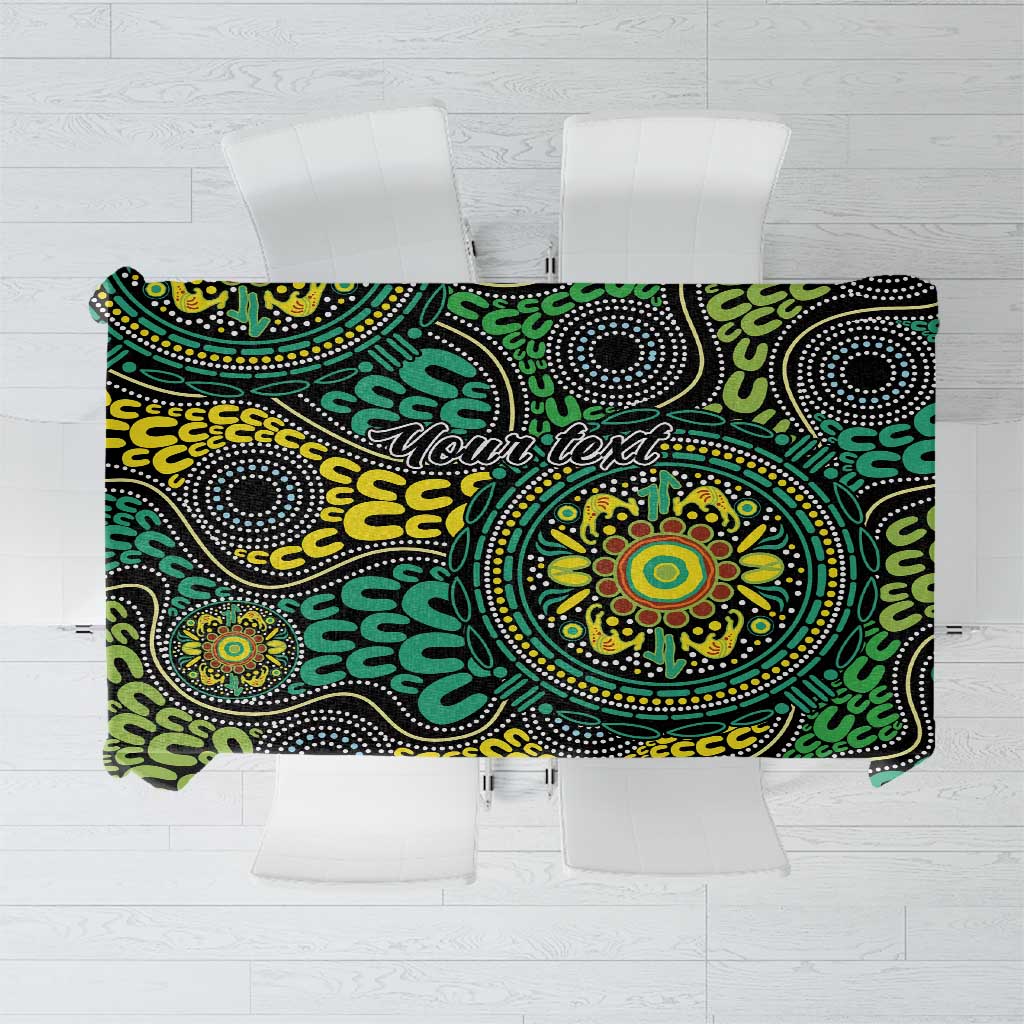 Personalised Aboriginal Art People Symbol Tablecloth