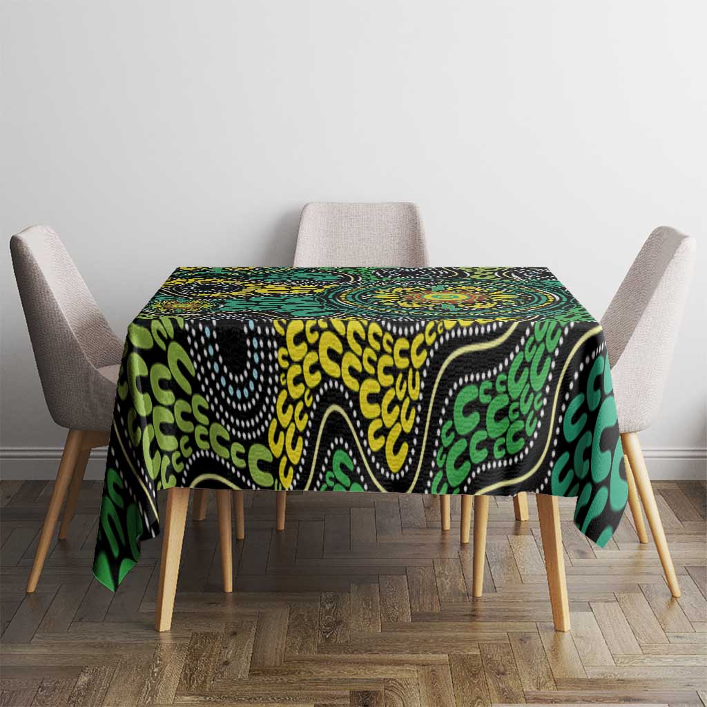 Personalised Aboriginal Art People Symbol Tablecloth