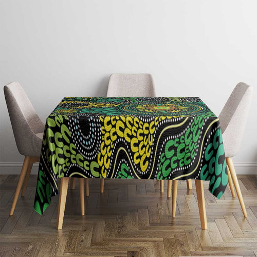 Personalised Aboriginal Art People Symbol Tablecloth