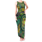 Personalised Aboriginal Art People Symbol Tank Maxi Dress
