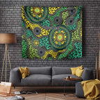Personalised Aboriginal Art People Symbol Tapestry