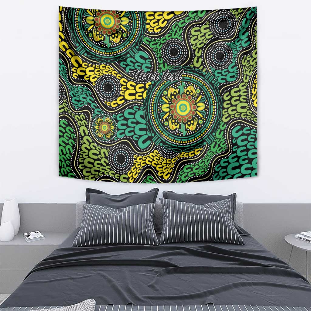 Personalised Aboriginal Art People Symbol Tapestry