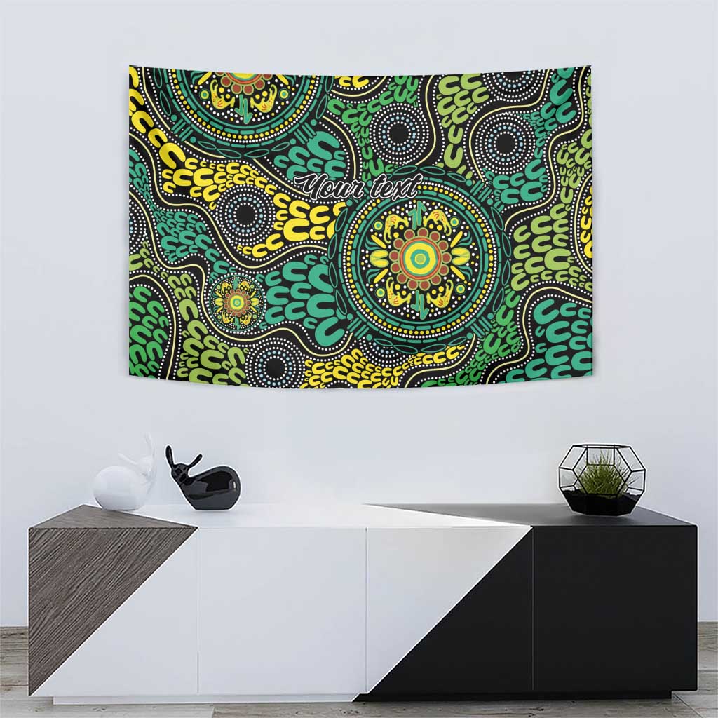 Personalised Aboriginal Art People Symbol Tapestry