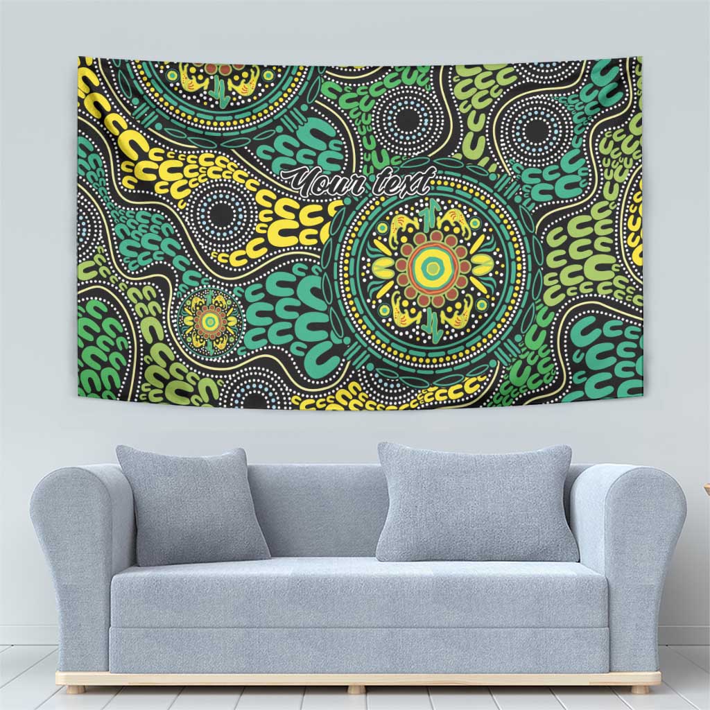 Personalised Aboriginal Art People Symbol Tapestry