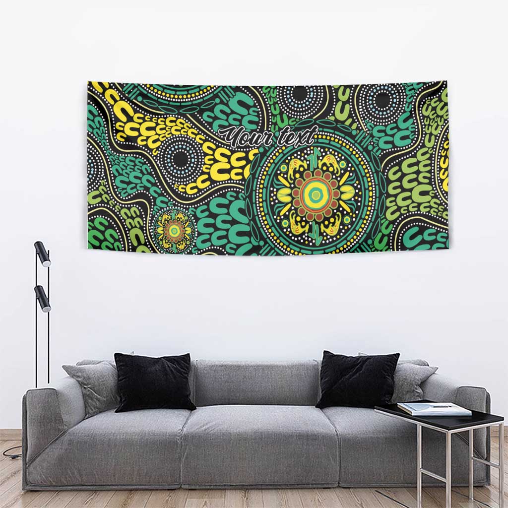 Personalised Aboriginal Art People Symbol Tapestry