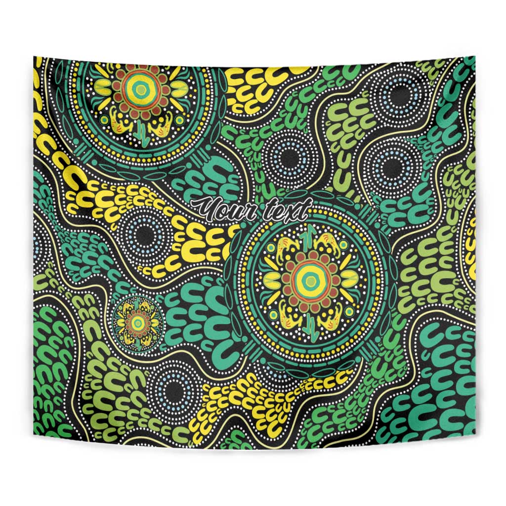 Personalised Aboriginal Art People Symbol Tapestry
