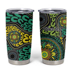 Personalised Aboriginal Art People Symbol Tumbler Cup